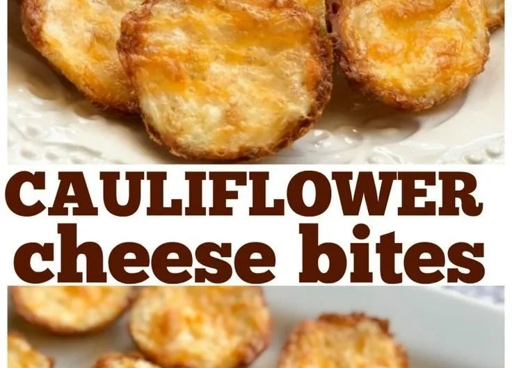 Delicious homemade cauliflower bites served as a healthy snack