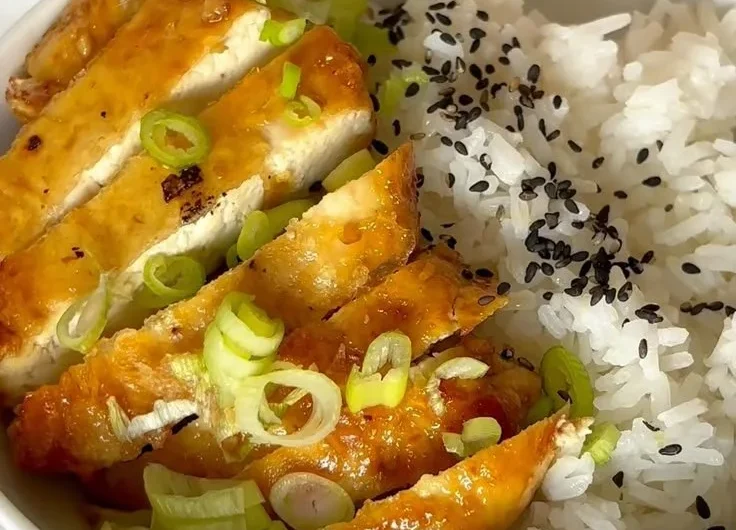 Delicious honey garlic tofu dish served with vegetables