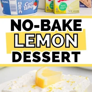 Delicious no-bake lemon icebox cake with citrus flavor and creamy texture