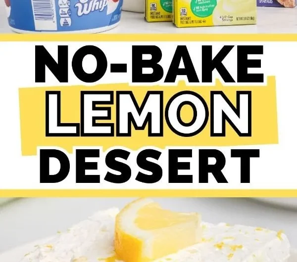 Delicious no-bake lemon icebox cake with citrus flavor and creamy texture