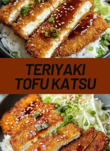 Crispy vegan tofu cutlet served with fresh vegetables