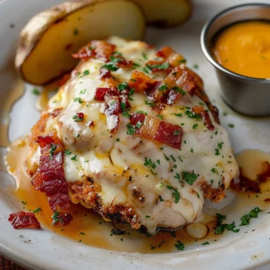 Alice Springs Chicken dish inspired by Outback Steakhouse copycat recipe.