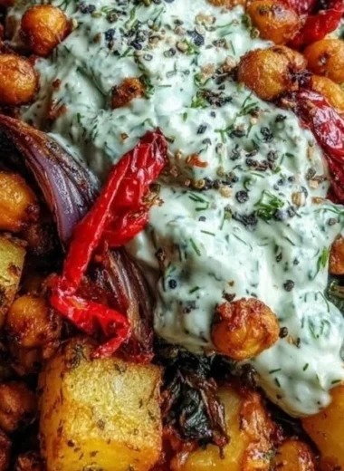 Colorful Mediterranean roasted vegetables on a platter, showcasing fresh ingredients.