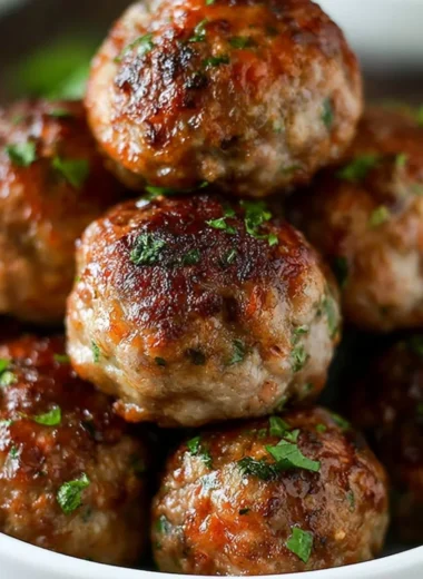Delicious homemade meatballs served with a savory sauce