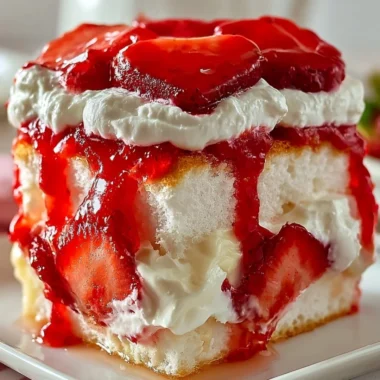 Delicious slice of Heaven on Earth Cake with creamy layers and toppings