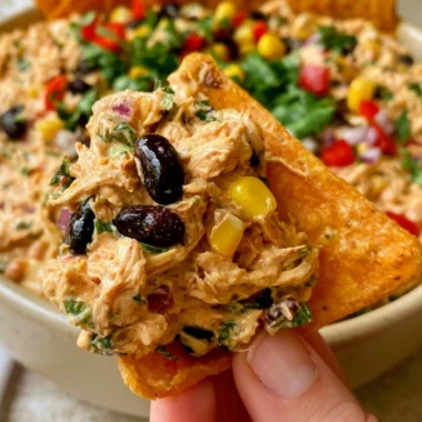 High-protein southwest chicken salad with vibrant vegetables and grilled chicken.