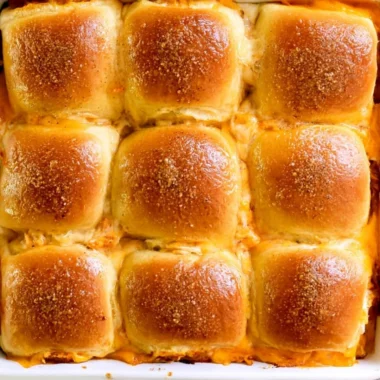 Delicious Buffalo Chicken Sliders served on a platter with garnishes