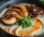 Miso Udon Noodle Soup with Teriyaki Mushrooms
