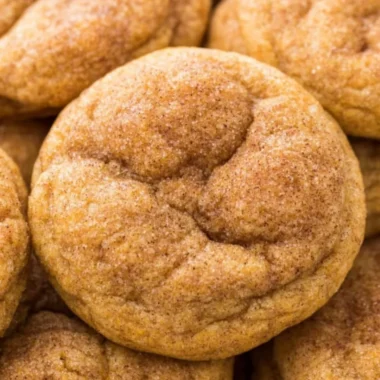 Delicious homemade Pumpkin Spice Cookies on a white plate