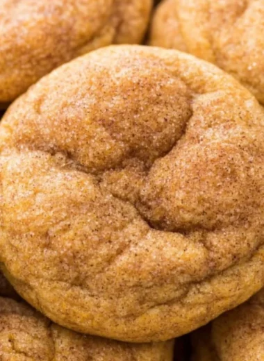 Delicious homemade Pumpkin Spice Cookies on a white plate