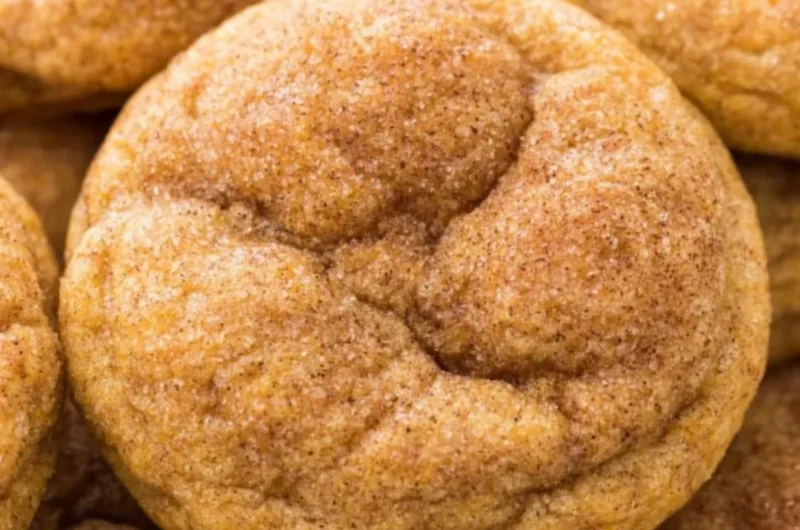 Delicious homemade Pumpkin Spice Cookies on a white plate