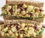 Vegan Cranberry Apple Chickpea Salad Sandwich